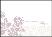 Tuileries Letterpress Reply Design Small