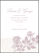 Tuileries Letterpress Save The Date Design Small