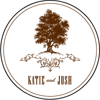 Under the Tree Letterpress Coaster Design Small