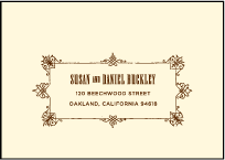 Under the Tree Letterpress Reply Envelope Design Small