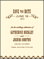 Under the Tree Letterpress Save The Date Design Small