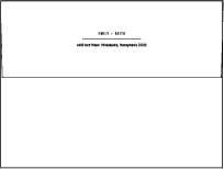 Unique Minimes Letterpress Envelope Design Small