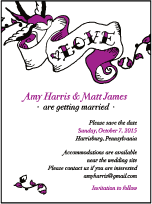 Urban Ink Letterpress Save The Date Design Small