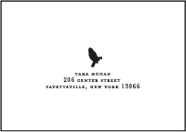 Urbanity Letterpress Reply Envelope Design Small