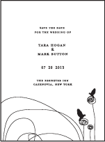 Urbanity Letterpress Save The Date Design Small