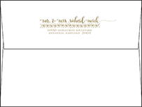 Ursula Letterpress Envelope Design Small