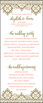 Ursula Letterpress Program Tea Design Small