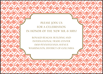 Ursula Letterpress Reception Design Small