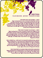 Vendage Letterpress Direction Design Small