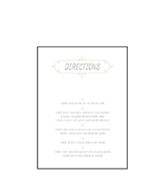 Vera Letterpress Direction Design Small