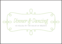 Vera Letterpress Reception Design Small
