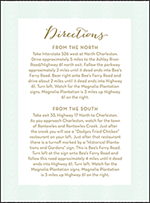 Viceroy Letterpress Direction Design Small