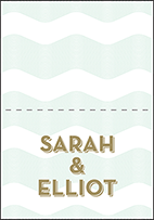 Viceroy Letterpress Thank You Card Fold Design Small
