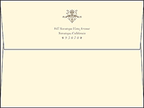 Victorian Elegance Letterpress Envelope Design Small