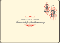 Victrola Letterpress Reception Design Small