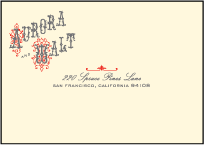 Victrola Letterpress Reply Envelope Design Small