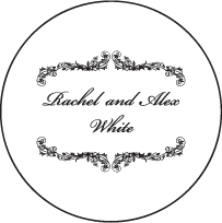 Viennese Waltz Letterpress Coaster Design Small