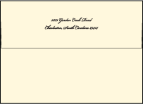 Viennese Waltz Letterpress Envelope Design Small
