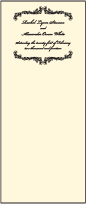 Viennese Waltz Letterpress Program Tea Design Small