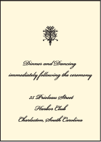 Viennese Waltz Letterpress Reception Design Small
