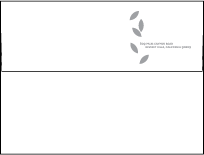 Ville-Marie Letterpress Envelope Design Small