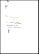 Ville-Marie Letterpress Reception Design Small