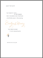 Ville-Marie Letterpress Save The Date Design Small