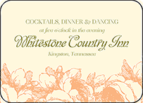 Vintage Apothecary Letterpress Reception Design Small