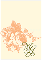 Vintage Apothecary Letterpress Thank You Card Fold Design Small