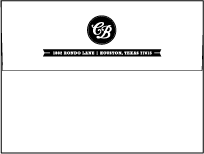 Vintage Charm Letterpress Envelope Design Small