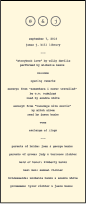 Vintage Librairie Letterpress Program Tea Design Small