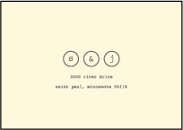 Vintage Librairie Letterpress Reply Envelope Design Small