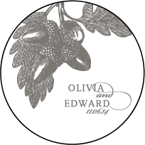 Walden Letterpress Coaster Design Small