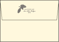 Walden Letterpress Envelope Design Small