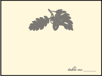 Walden Letterpress Placecard Flat Design Small