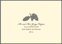 Walden Letterpress Reply Envelope Design Small