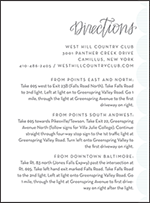 Wave Letterpress Direction Design Small