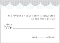 Wave Letterpress Reply Design Small
