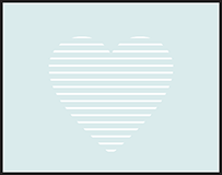 Wave Letterpress Stamp Design Small