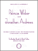 Weber Letterpress Save The Date Design Small