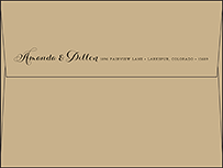 Westley Letterpress Envelope Design Small