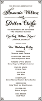 Westley Letterpress Program Tea Design Small