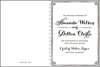 Westley Letterpress Program Design Small