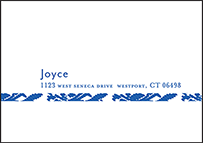 Willow Letterpress Reply Envelope Design Small