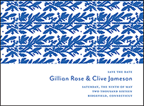 Willow Letterpress Save The Date Design Small