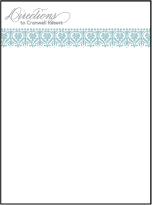 Wisteria Letterpress Direction Design Small